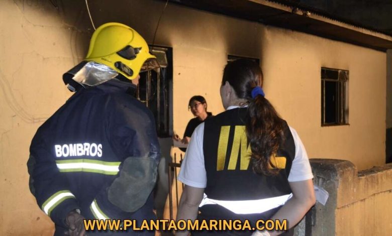 Fotos de Cadeirante morre carbonizado em possível incêndio criminoso em Maringá