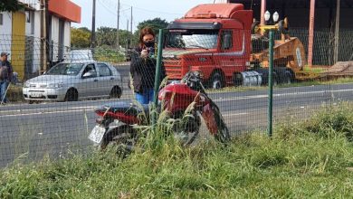 Fotos de Câmera de segurança registra acidente com morte na nodovia BR-376, em Mandaguaçu