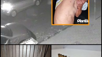 Fotos de Câmera registra criminosos atirando várias vezes contra casa em Maringá; um homem foi atingido