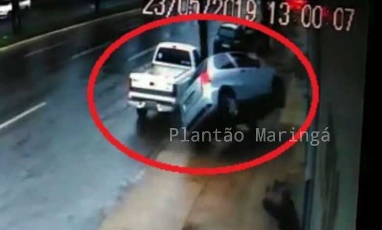 Fotos de Câmeras de segurança flagram acidente impressionante em Maringá; vídeo