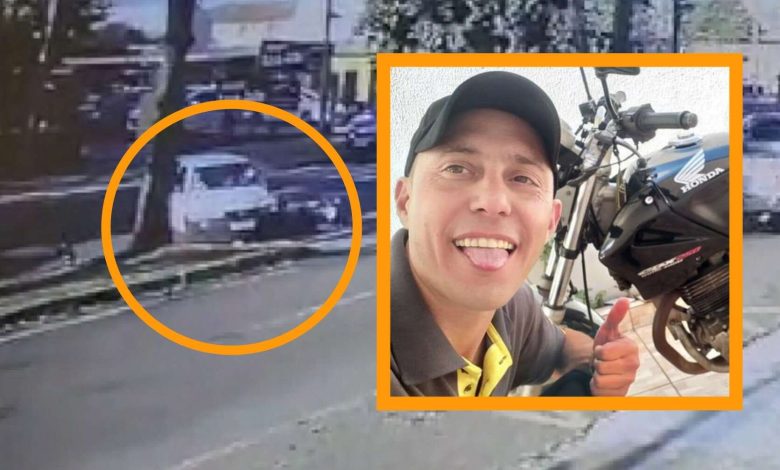 Fotos de Câmeras flagram acidente que matou motociclista em Maringá