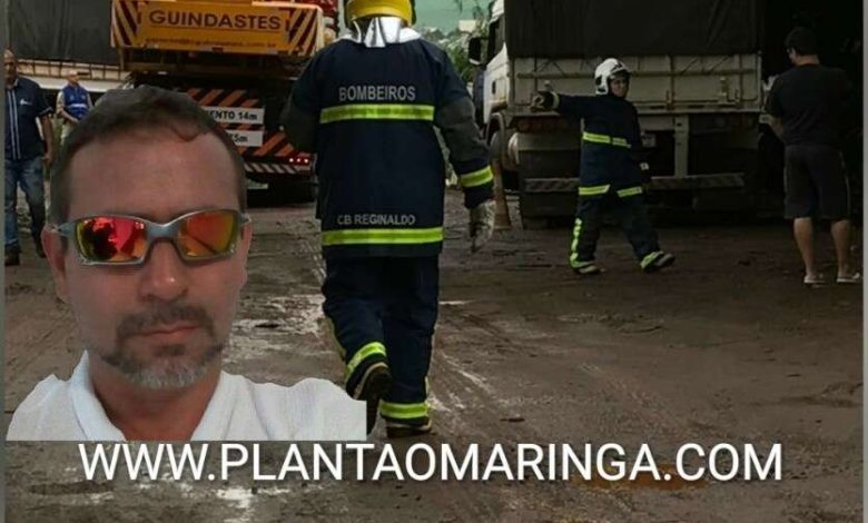 Fotos de Caminhoneiro morre prensado pela própria carreta em Maringá