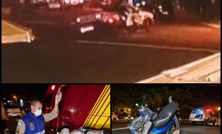 Fotos de Carro invade preferencial, deixa motociclista com ferimento grave em Maringá; vídeo