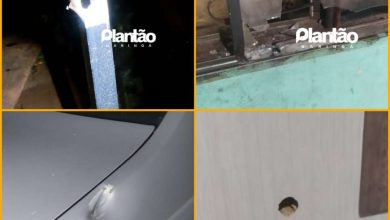 Fotos de Casa é alvo de tiros no Jardim Esperança, em Sarandi