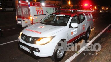 Fotos de Casal de namorados ficam gravemente ferido após incêndio em apartamento em Maringá