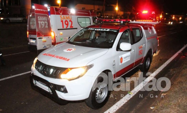 Fotos de Casal de namorados ficam gravemente ferido após incêndio em apartamento em Maringá