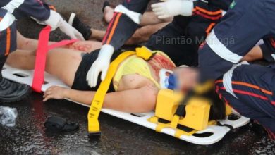 Fotos de Casal fica ferido após grave acidente na rodovia BR-376 em Sarandi