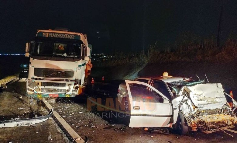 Fotos de Casal morre e criança de 7 anos é entubada em grave acidente na rodovia PR-444, em Mandaguari