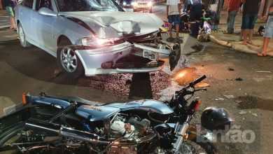 Fotos de Casal sofre ferimentos graves após colisão frontal com carro