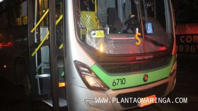 Fotos de Ciclista fica ferido após bater de frente com ônibus da TCCC em Maringá