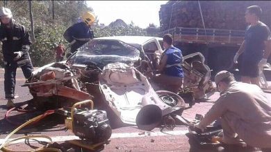 Fotos de Colisão entre carro e caminhão deixa três feridos graves na PR-323 em Cianorte