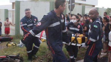 Fotos de Colisão entre motocicletas deixa três feridos em Maringá