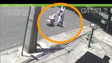 Fotos de Bebê é arremessada de carrinho ao ser atropelada junto com a mãe em Maringá; vídeo