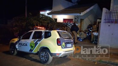 Fotos de Criminosos em motocicleta atiram contra jovem em Mandaguaçu