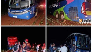 Fotos de Criminosos fortementes armados roubam ônibus com 38 passageiros em Floresta