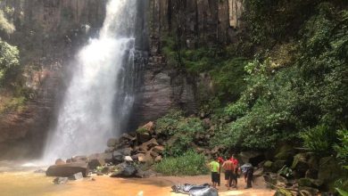 Fotos de Dois jovens morrem ao cair de uma cachoeira em faxinal