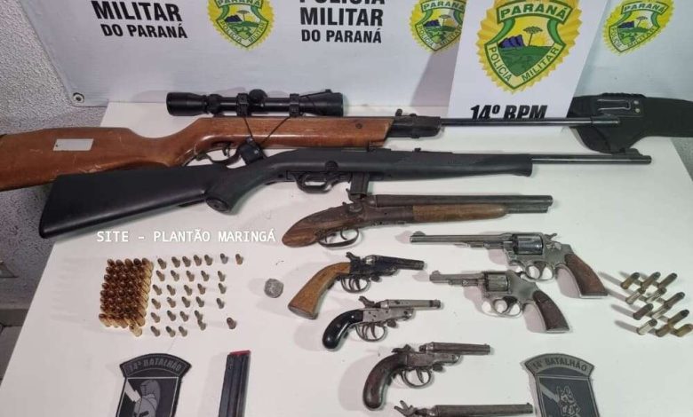 Fotos de Dono de disk cerveja é preso com oito armas de fogo em Maringá