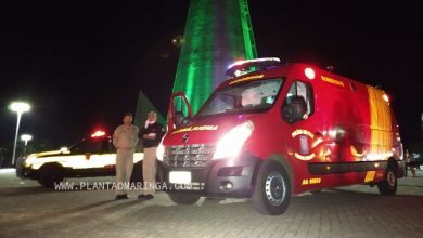 Fotos de Durante baderna na catedral de Maringá; homem aparece baleado pedindo socorro para PM