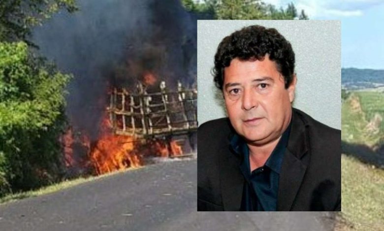 Fotos de Fatalidade - motorista morre carbonizado após acidente