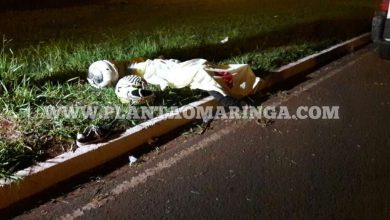 Fotos de Final de semana violento no trânsito maringaense; dois motociclistas morrem ao bater em poste