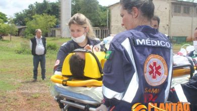 Fotos de Funcionário sofre ferimentos graves após descarga elétrica durante trabalho em Nova Esperança