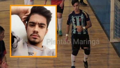 Fotos de Goleiro do time de futsal de Maringá, sofre grave acidente na marginal do contorno norte