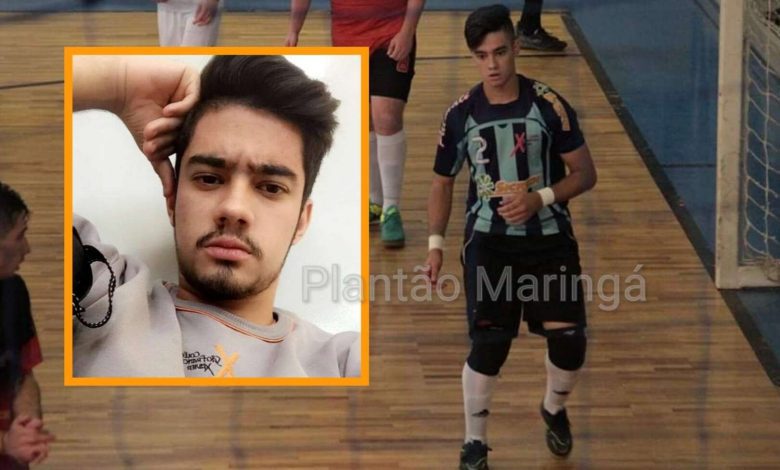 Fotos de Goleiro do time de futsal de Maringá, sofre grave acidente na marginal do contorno norte