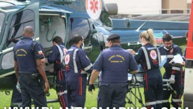 Fotos de Helicóptero do SAMU transfere paciente de Colorado para Maringá