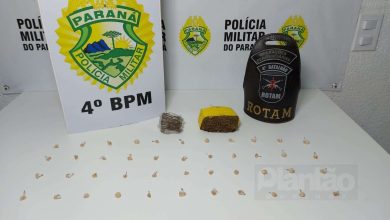 Fotos de Homem com quatro mandados de prisão em aberto é preso com drogas em Maringá