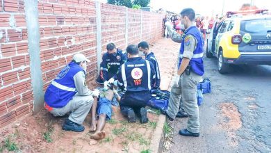 Fotos de Homem é brutalmente agredido com pauladas na cabeça em Mandaguaçu