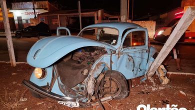 Fotos de Homem é ejetado de carro após bater contra ônibus em Sarandi