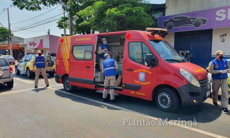 Fotos de Homem é executado a tiros dentro de oficina de pintura veicular, em Maringá