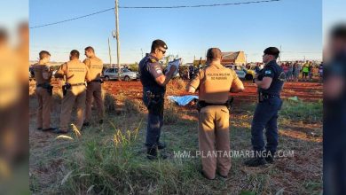 Fotos de Homem é executado com vários tiros no bairro Jardim Nova Aurora em Sarandi