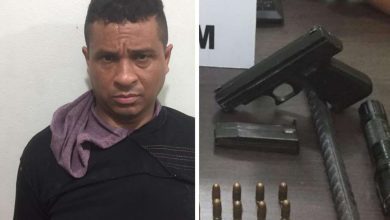 Fotos de Homem é preso e menor apreendido após trocarem tiros com policiais em Iguatemi