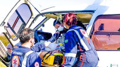 Fotos de Homem é socorrido de helicóptero após ser baleado pelo ex-marido da sua namorada em Mandaguari