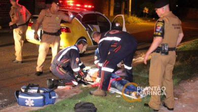 Fotos de Homem é socorrido em estado grave após ser esfaqueado em Maringá