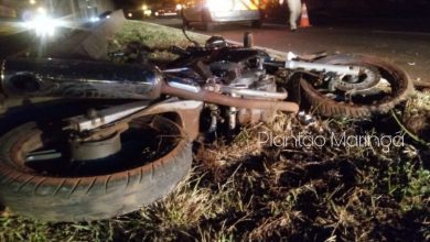 Fotos de Homem é socorrido inconsciente e com lesões graves após queda de motocicleta em Maringá