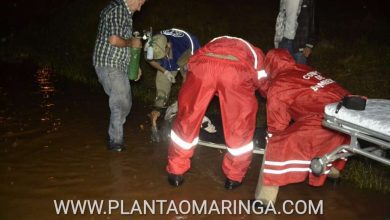 Fotos de Homem fica em estado grave após ser atropelado no contorno sul em Maringá