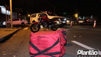 Fotos de Homem fica ferido ao ser atropelado por motocicleta em Maringá