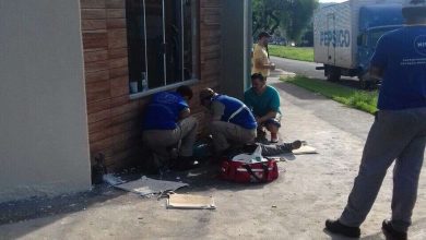 Fotos de Homem fica ferido após cair de marquise em em Maringá