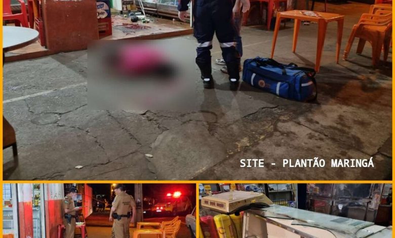 Fotos de Homem morre ao se cortar em balcão de bar durante tentativa de furto em Maringá