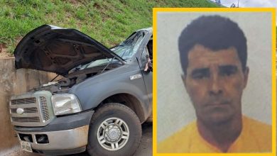 Fotos de Homem morre após capotar caminhonete no contorno norte, em Maringá