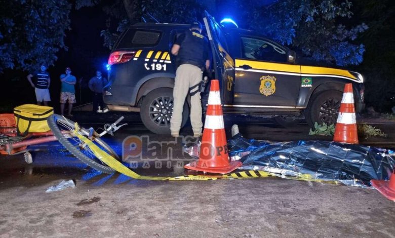 Fotos de Homem morre após ser atropelado na rodovia BR-376