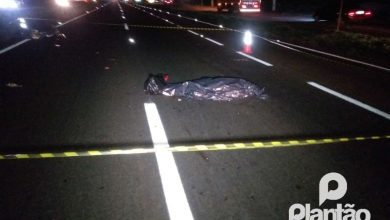 Fotos de Homem morre atropelado por motocicleta na rodovia BR-376