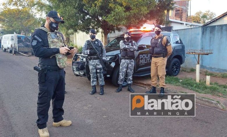 Fotos de Homem morre em confronto com a Polícia durante operação contra organização envolvida com tráfico de drogas em Maringá