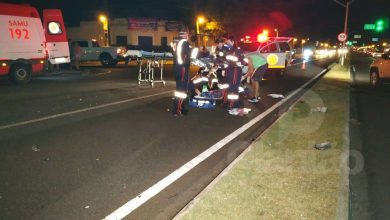 Fotos de Homem morre no hospital após ser atropelado por motociclista em avenida de Maringá