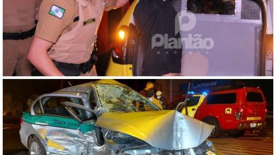 Fotos de Homem que dirigia carro roubado se envolve em acidente que terminou com duas mortes, em Maringá