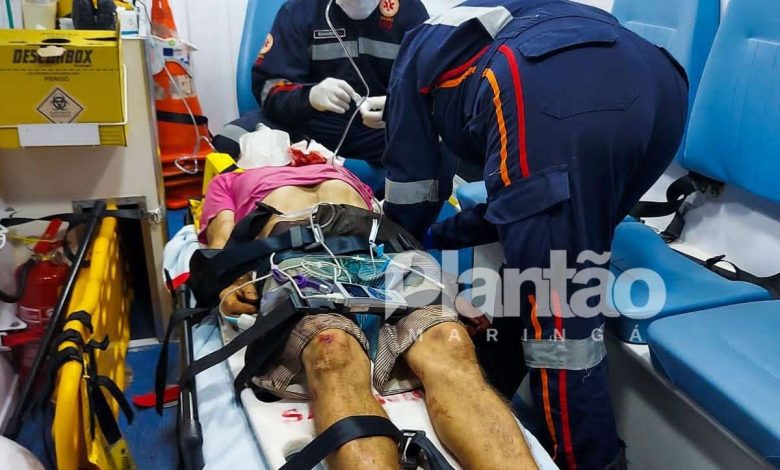 Fotos de Homem suspeito de furto é socorrido em estado grave após ser agredido a pauladas em Sarandi