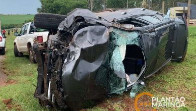 Fotos de Idoso de 63 anos é socorrido por helicóptero após grave acidente na região de Colorado