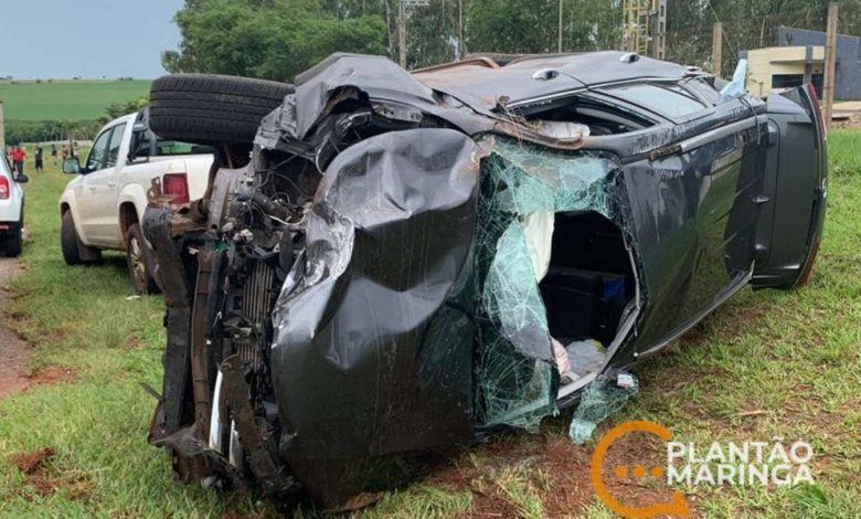 Fotos de Idoso de 63 anos é socorrido por helicóptero após grave acidente na região de Colorado